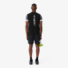 Short Sport color-block déperlant LACOSTE noir et gris
