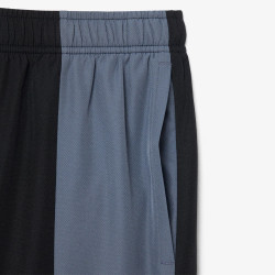 Short Sport color-block déperlant LACOSTE noir et gris