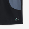 Short Sport color-block déperlant LACOSTE noir et gris