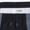 Short Sport color-block déperlant LACOSTE noir et gris