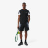 T-shirt Sport color-block imprimé LACOSTE noir et gris