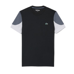T-shirt Sport color-block imprimé LACOSTE noir et gris