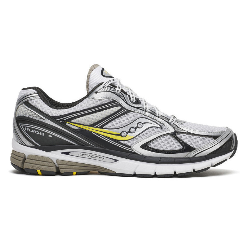 Baskets SAUCONY ProGrid Guide 7 Grises et Jaunes