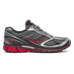 Baskets SAUCONY ProGrid Guide 7 Noires et Rouges