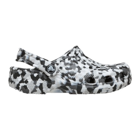 Crocs Classic Confetti Clog K Crocs -Sabots Unisexes en Croslite  Noir/Blanc