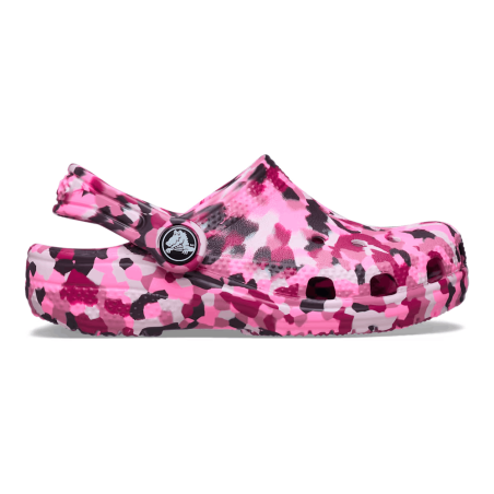 Crocs Classic Confetti Clog T – Sabots Bébé Confort Croslite™ Rose Pink/Multi