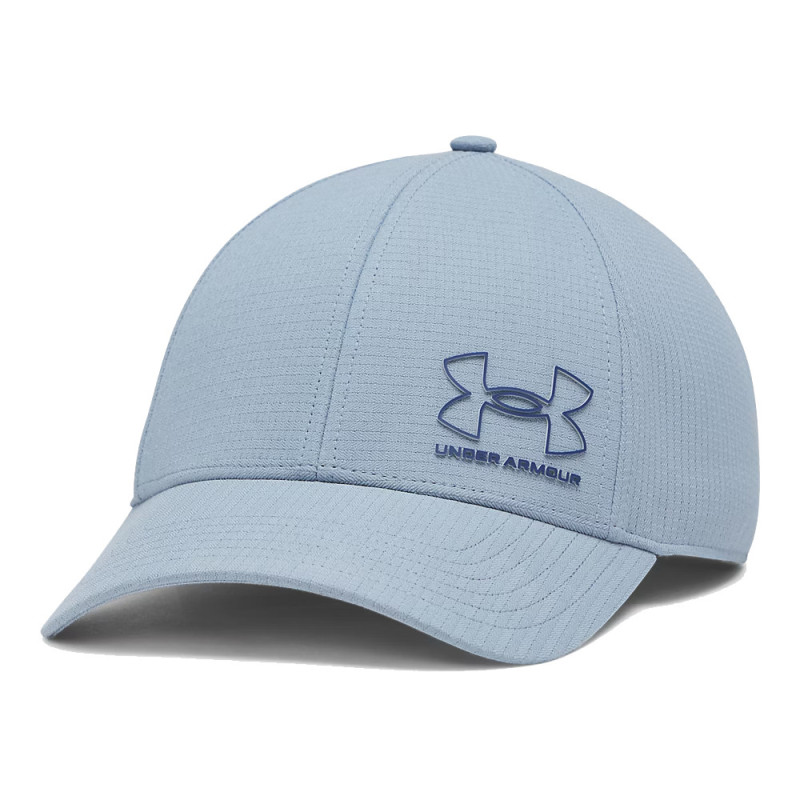 Casquette Under Armour ArmourVent™ Stretch Fit – Bleu Clair – Confort respirant & maintien extensible