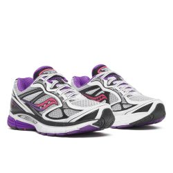 Baskets SAUCONY  PROGRID GUIDE 7 -Unisexes Confortables WHITE/DRUPE