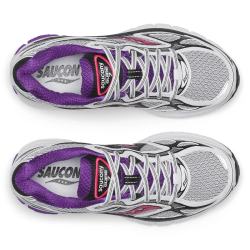 Baskets SAUCONY  PROGRID GUIDE 7 -Unisexes Confortables WHITE/DRUPE