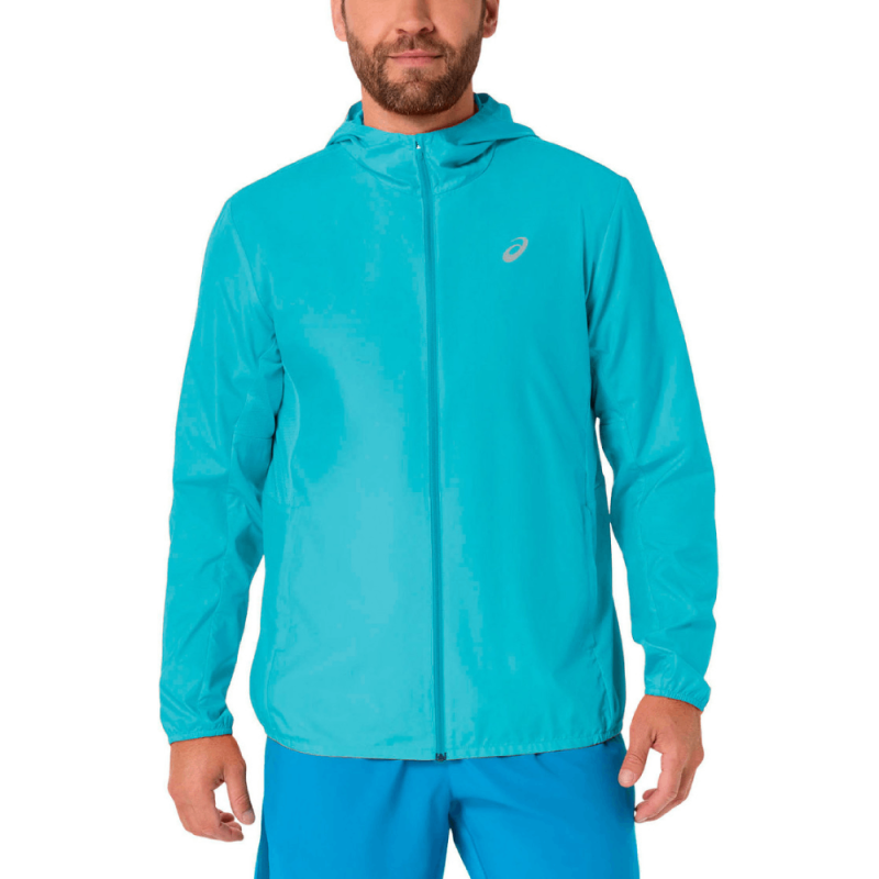Veste ASICS CORE Jacket – Imperméable, Coupe-Vent et Respirante Bleu clair