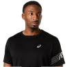 T-shirt ASICS ICON Short Sleeve – Running Léger, Respirant et Confortable  Performance Black/Cream