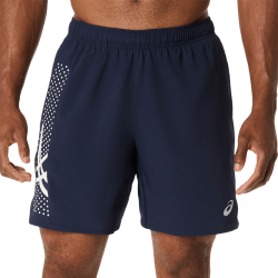 Short Running ASICS Icon 7 -  Léger en Polyester Recyclé Midnight/Cream