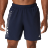Short Running ASICS Icon 7 -  Léger en Polyester Recyclé Midnight/Cream