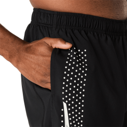 Short Running ASICS Icon 7 -  Léger en Polyester Recyclé Performance Black