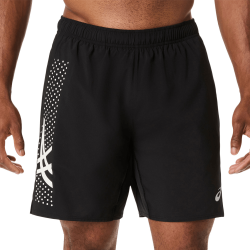 Short Running ASICS Icon 7 -  Léger en Polyester Recyclé Performance Black