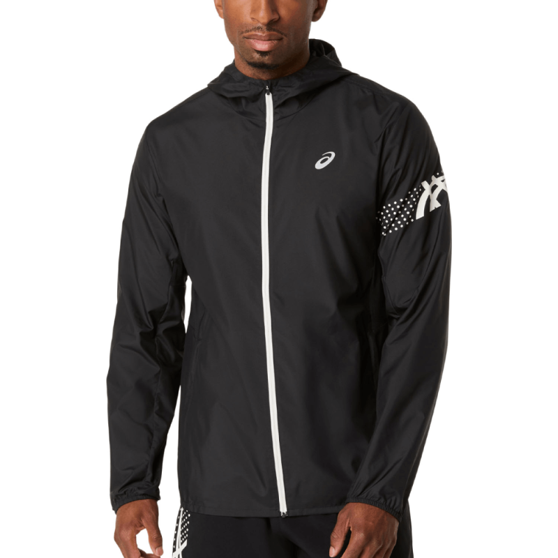 Veste ASICS ICON JACKET–Déperlante & Respirante  Noir