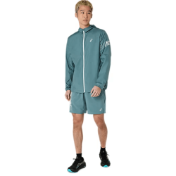 Veste ASICS ICON JACKET–Déperlante & Respirante  Foggy Teal