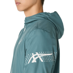 Veste ASICS ICON JACKET–Déperlante & Respirante  Foggy Teal