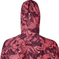 Veste ASICS FUJITRAIL Packable – Imperméable, Coupe-Vent et Ultra Légère Blazing Coral/Dark Aubergine