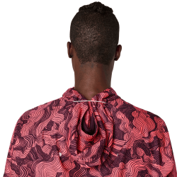 Veste ASICS FUJITRAIL Packable – Imperméable, Coupe-Vent et Ultra Légère Blazing Coral/Dark Aubergine