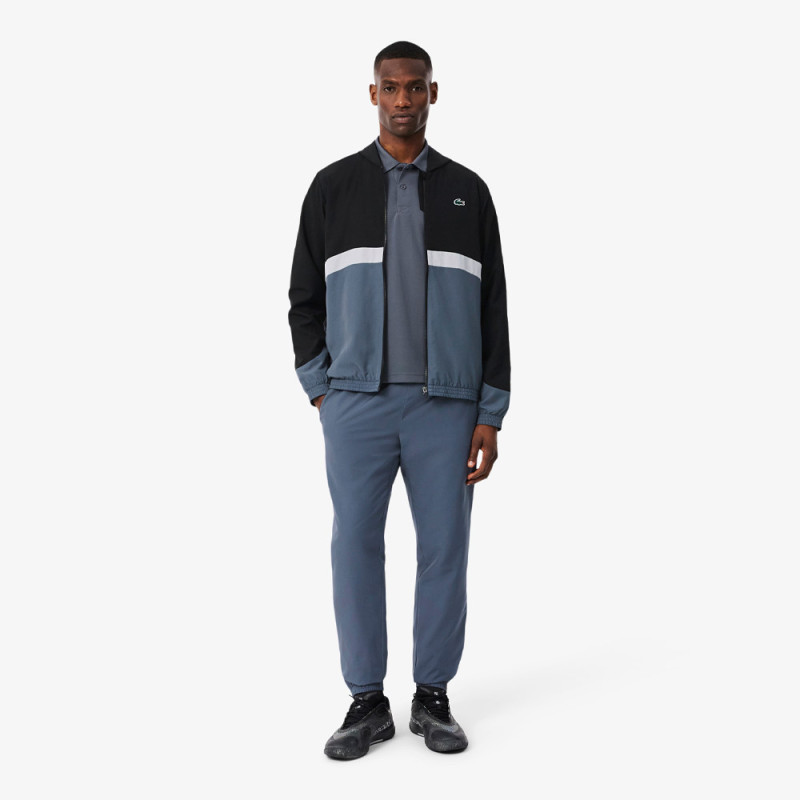 Ensemble survêtement LACOSTE Sport color-block imprimé Bleu