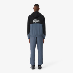 Ensemble survêtement LACOSTE Sport color-block imprimé Bleu