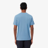 T-shirt Lacoste en coton jersey épais avec bande siglée Bleu