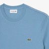 T-shirt Lacoste en coton jersey épais avec bande siglée Bleu