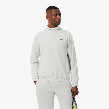 Veste Sport Homme Lacoste Déperlante Grise