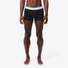 Lot de 3 boxers courts Lacoste – Noir et Bleu – Coton Stretch & Ceinture Siglée