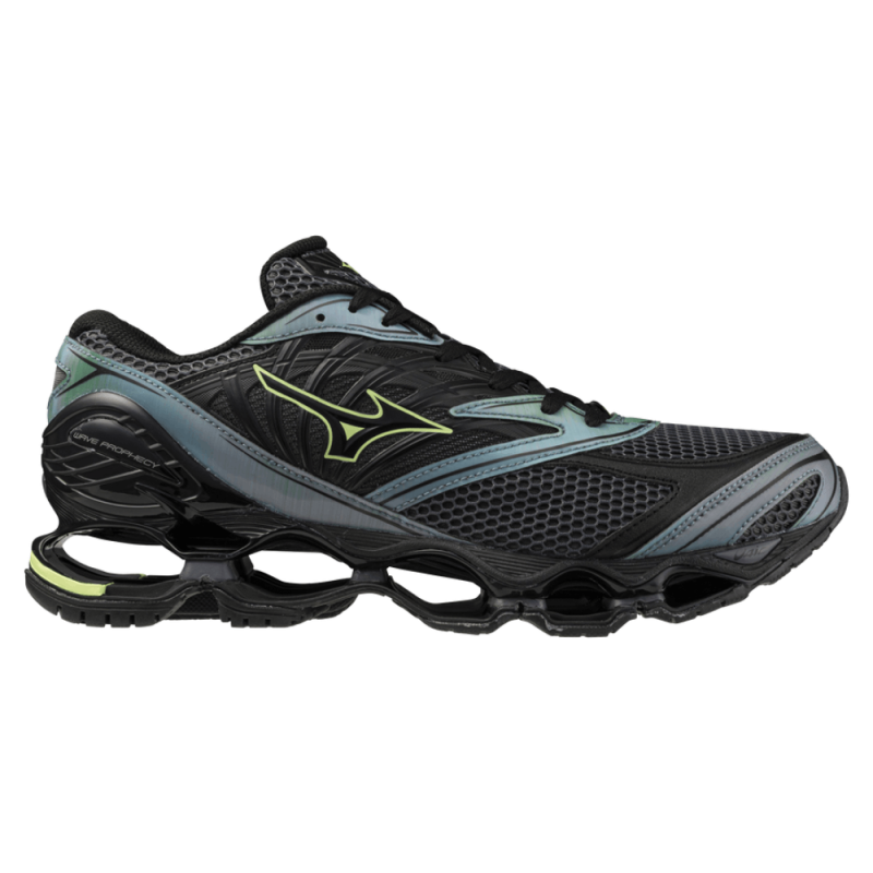 Baskets Mizuno Wave Prophecy LS –  Unisexes Confort et Stabilité Noir
