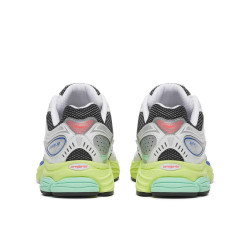 Baskets SAUCONY PROGRID OMNI 9 - Chaussures Unisexes Stables et Confortables Blanc et Jaunes