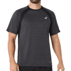 T-shirt de running  ASICS ROAD SS TOP pour homme –Noir