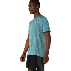T-shirt de running  ASICS ROAD SS TOP pour homme –Bleu clair