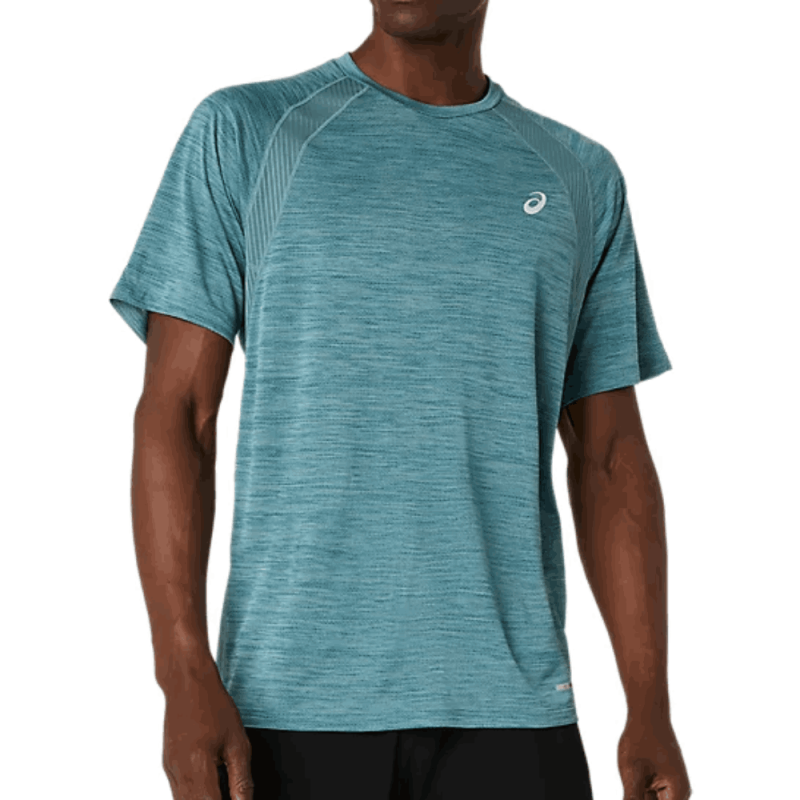 T-shirt de running  ASICS ROAD SS TOP pour homme –Bleu clair