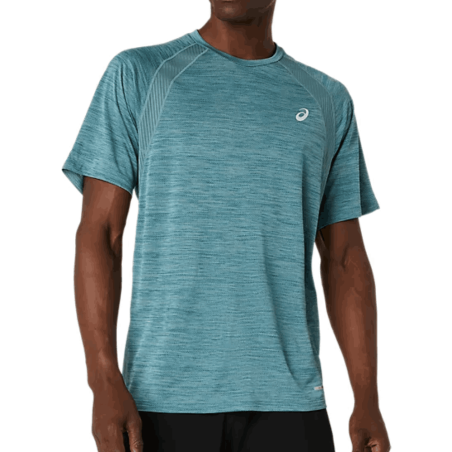 T-shirt de running  ASICS ROAD SS TOP pour homme –Bleu clair