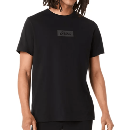 T-shirt ASICS CHEST LOGO TEE  pour homme –Noir