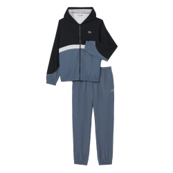 Ensemble Survêtement Sport Lacoste  Color-Block-Noir / Gris