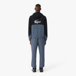 Ensemble Survêtement Sport Lacoste  Color-Block-Noir / Gris