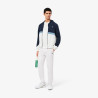 Ensemble survêtement LACOSTE Sport color-block imprimé Bleu et Blanc