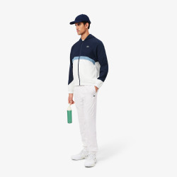 Ensemble survêtement LACOSTE Sport color-block imprimé Bleu et Blanc