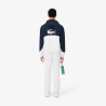 Ensemble survêtement LACOSTE Sport color-block imprimé Bleu et Blanc