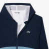 Ensemble survêtement LACOSTE Sport color-block imprimé Bleu et Blanc