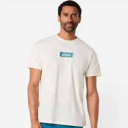 T-shirt ASICS CHEST LOGO TEE  pour homme –Cream
