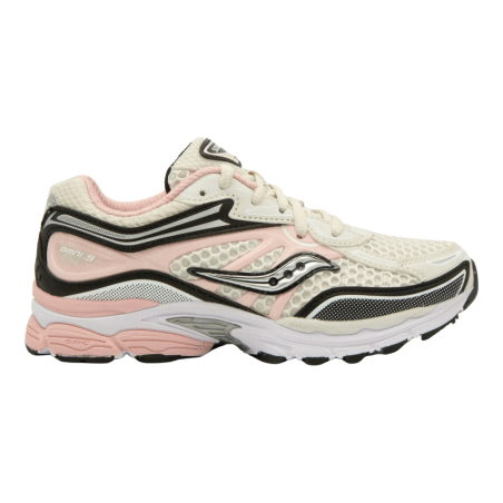 Baskets Saucony Omni 9  pour Enfant – Style Rétro et Confort- Ivory/Pink