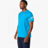 T-shirt ASICS ICON Short Sleeve – Running Léger, Respirant et Confortable - Aegean Blue/Cream