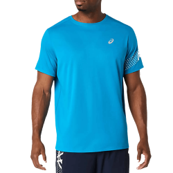 T-shirt ASICS ICON Short Sleeve – Running Léger, Respirant et Confortable - Aegean Blue/Cream
