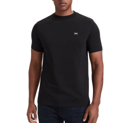 T-shirt KARL LAGERFELD Homme – Coupe Régulière en Coton Stretch-Noir