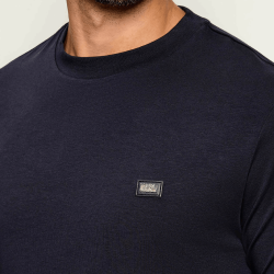 T-shirt KARL LAGERFELD Homme – Coupe Régulière en Coton Stretch-bleu marine