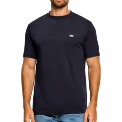 T-shirt KARL LAGERFELD Homme – Coupe Régulière en Coton Stretch-bleu marine